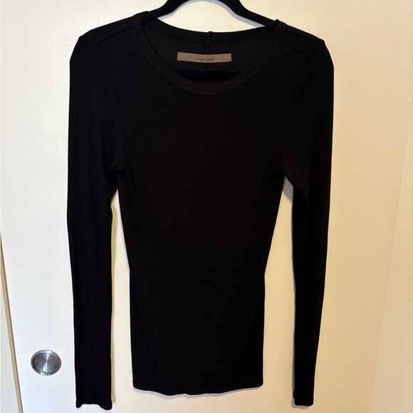 Enza Costa Silk Rib Essential Crew Long Sleeve - Picture 2 of 6